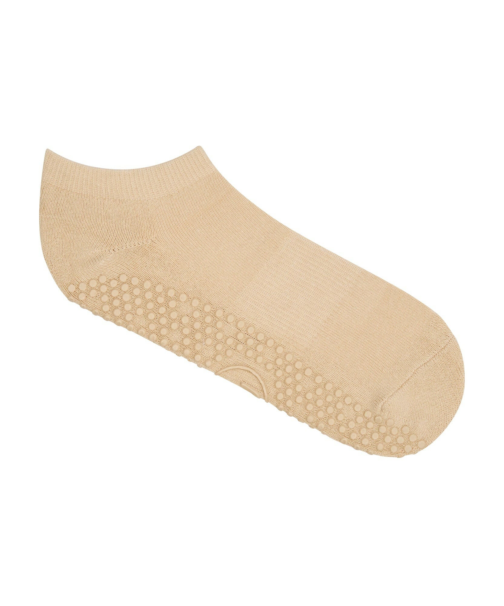 Classic Low Rise Grip Socks - Almond.