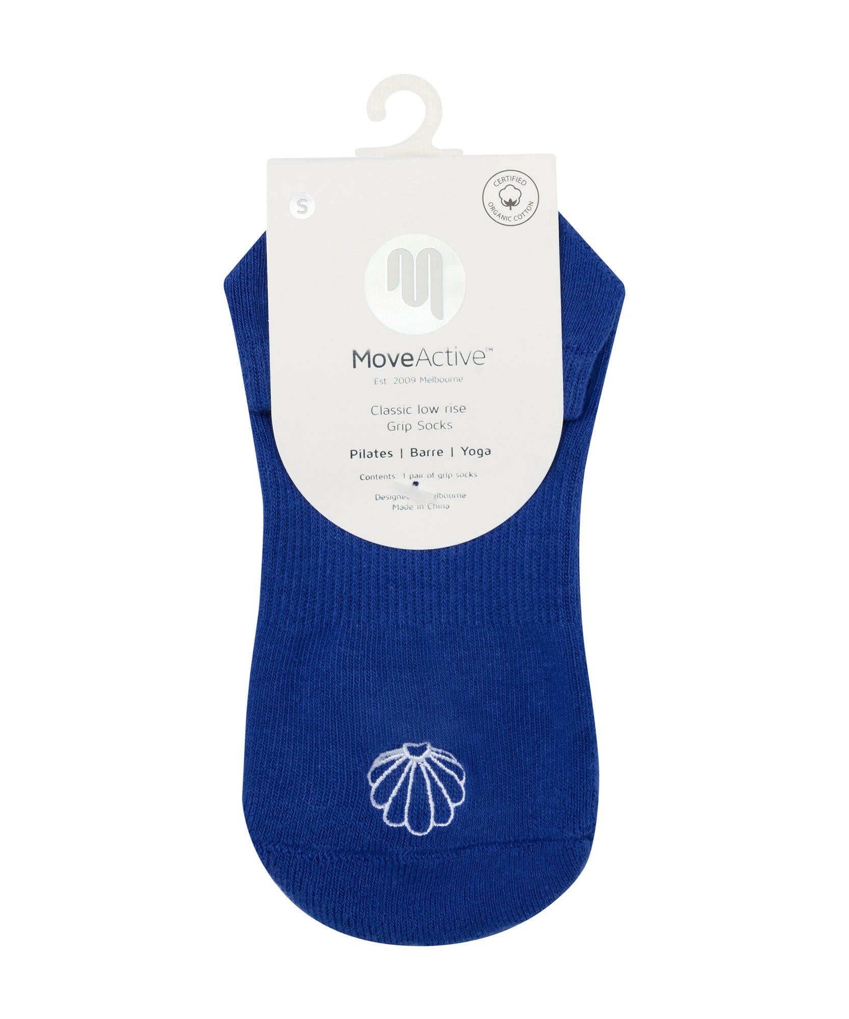 Low Rise Grip Socks - Amalfi Shell
