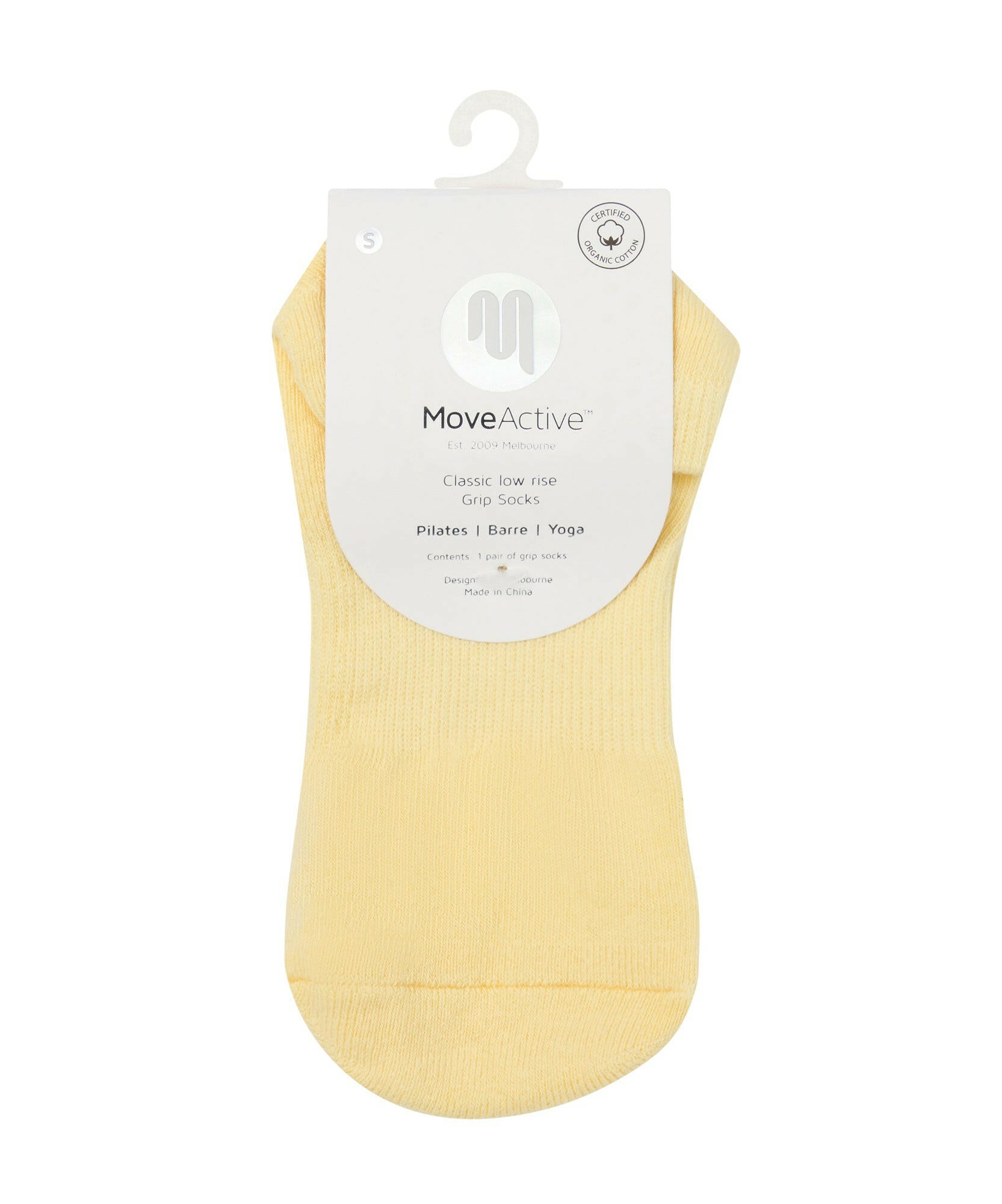 Low Rise Grip Socks - Limoncello