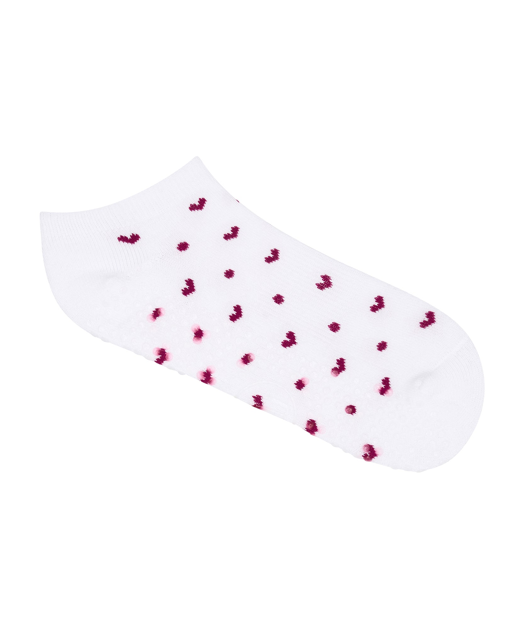 Classic Low Rise Grip Socks - Speckled White
