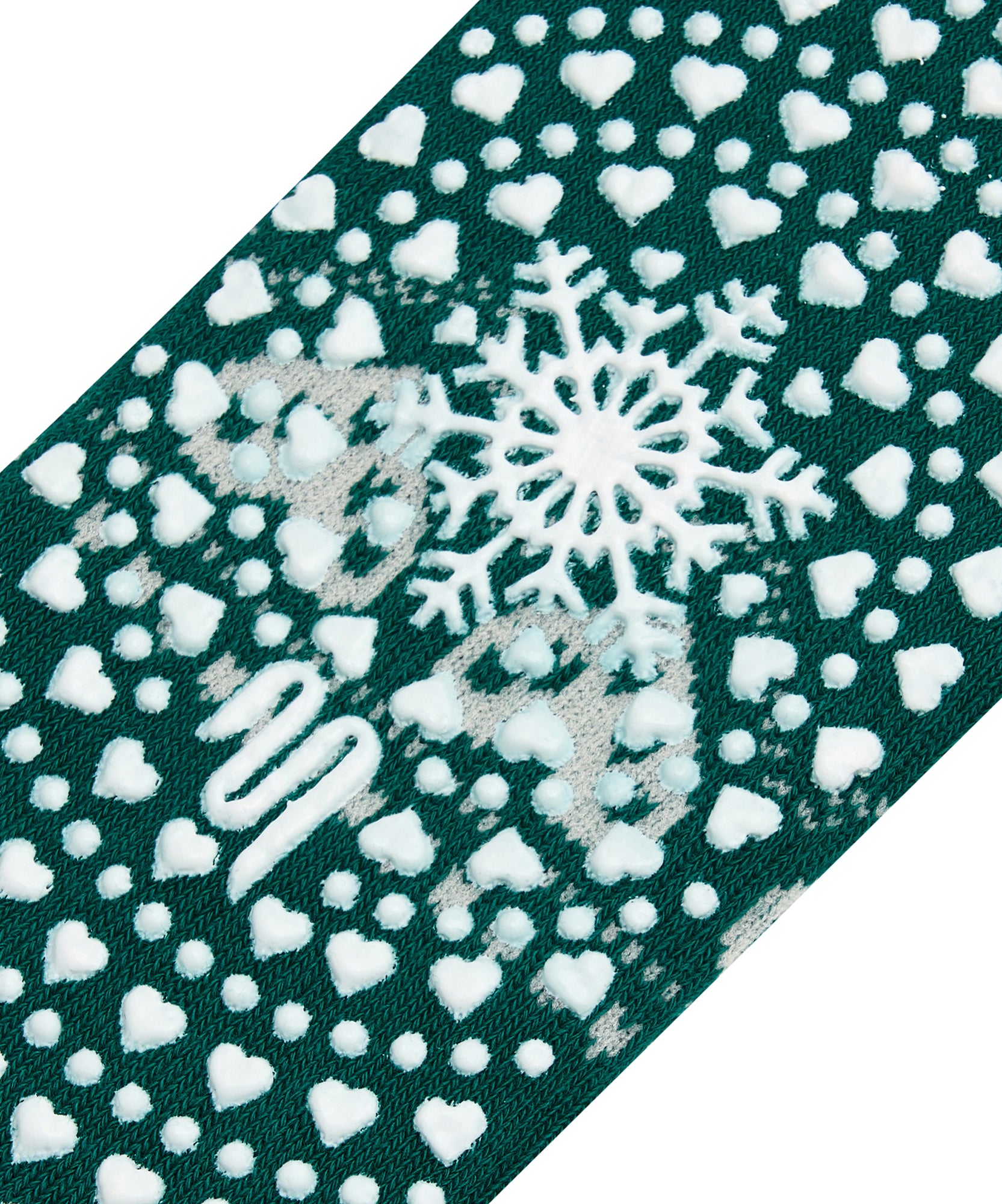 Classic Low Rise Grip Socks - Alpine Heart Emerald