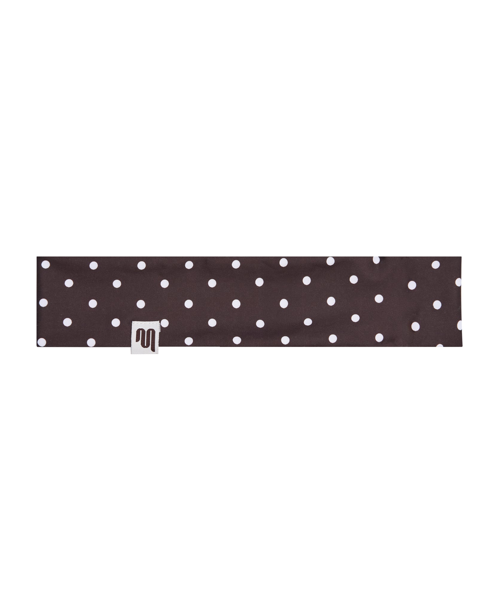 Active Headband - Espresso Polka Dots