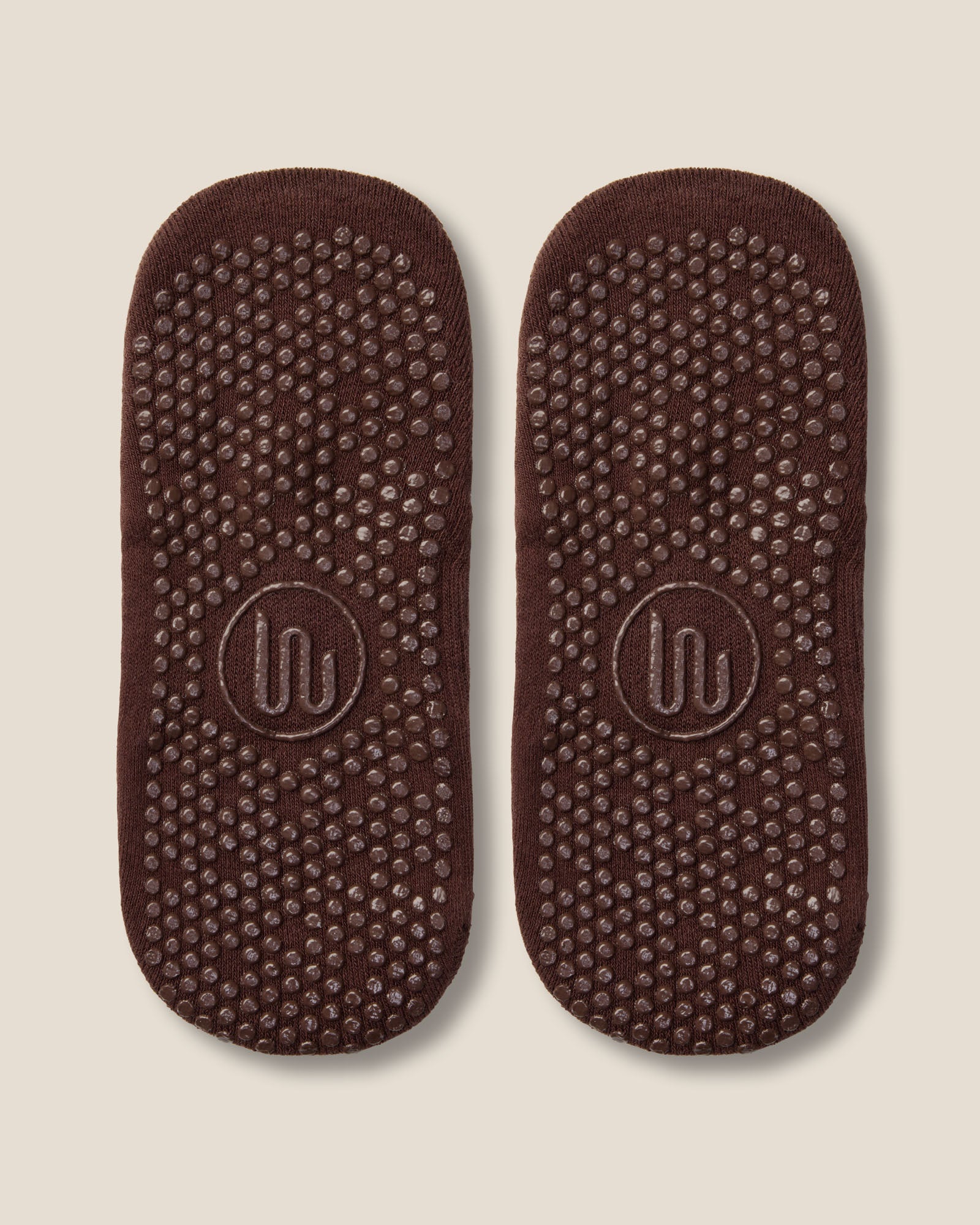 Ballet Grip Socks - Wide Cross Espresso