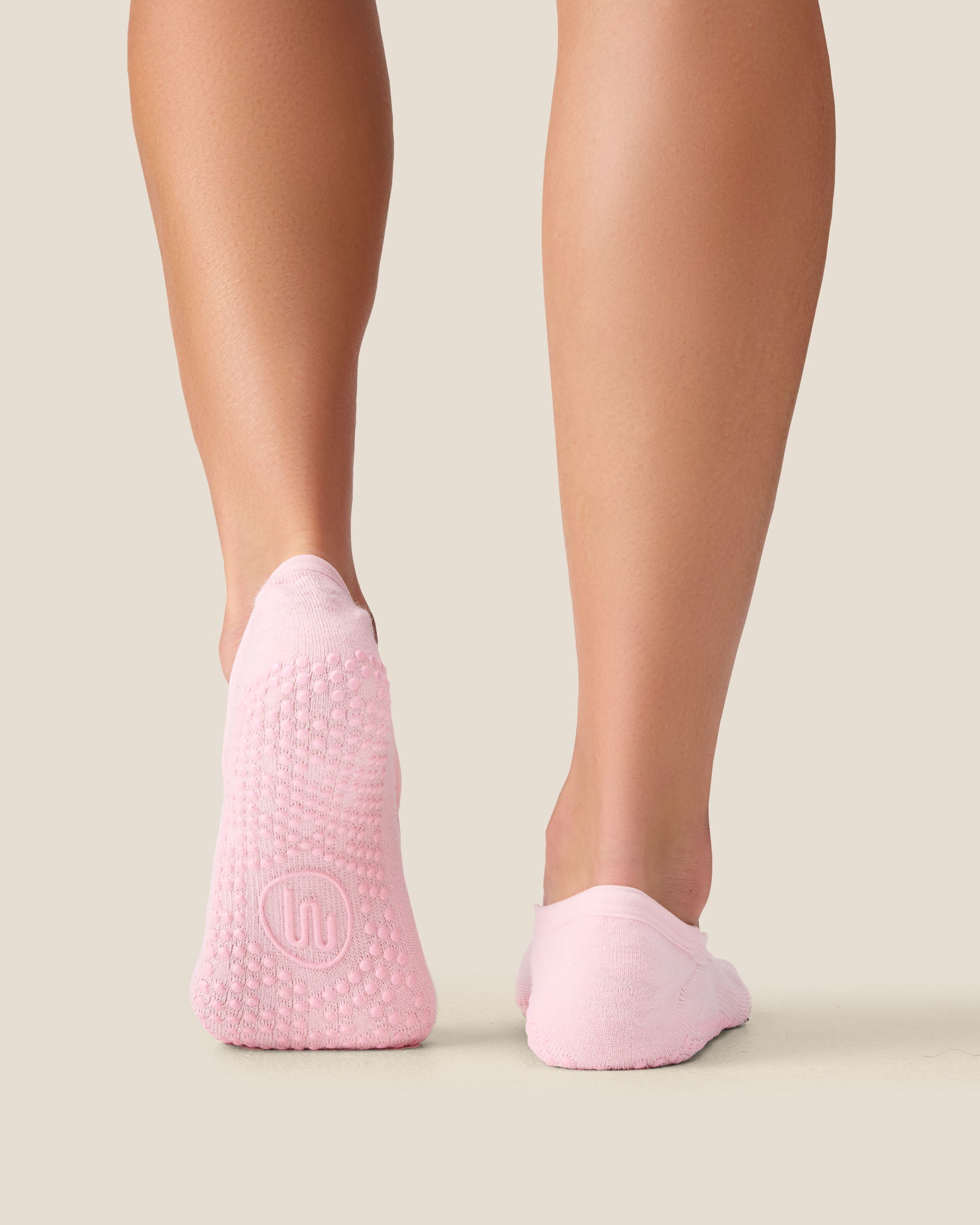 Ballet Grip Socks - Gathered Pink