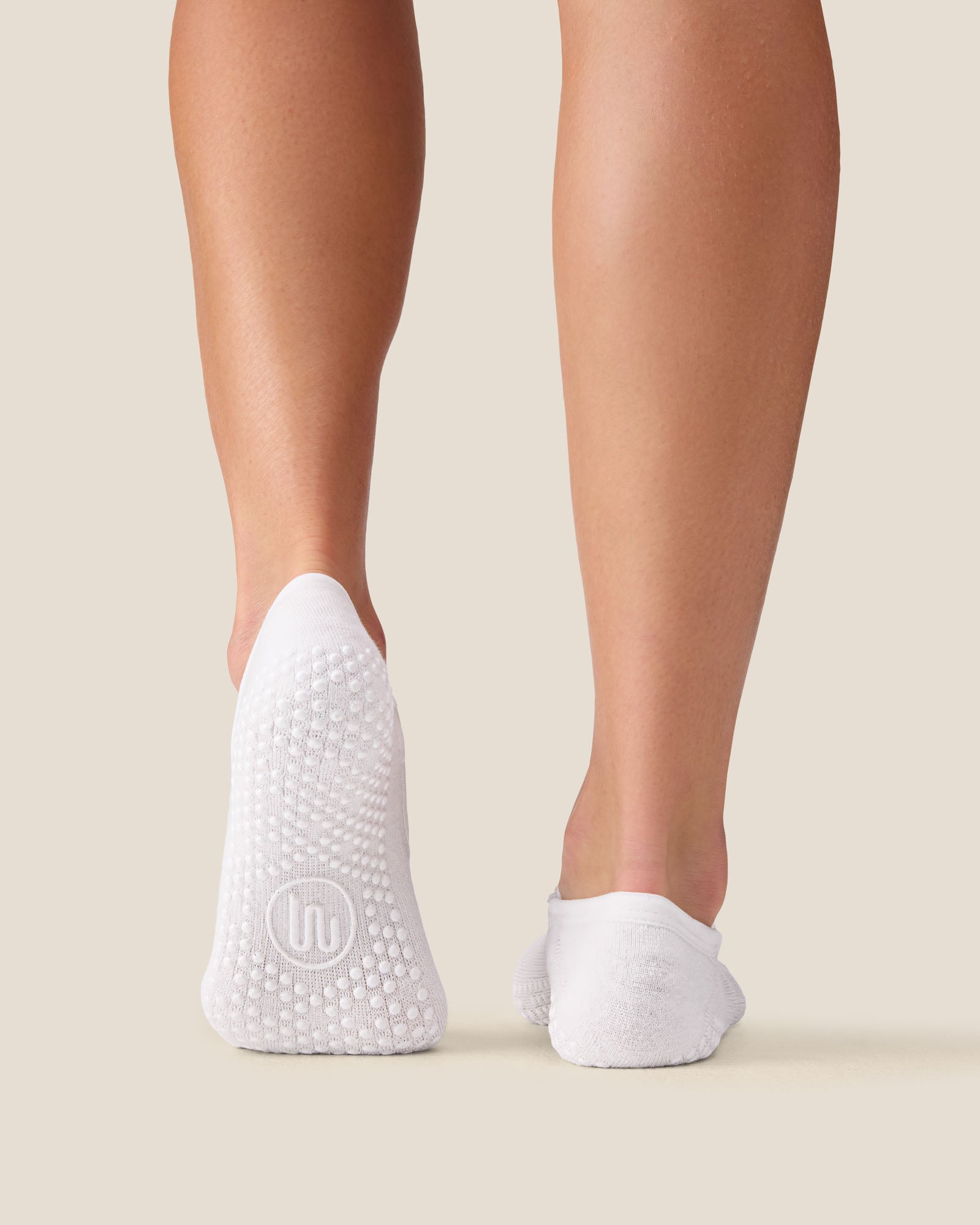 Ballet Grip Socks - Ruffle White