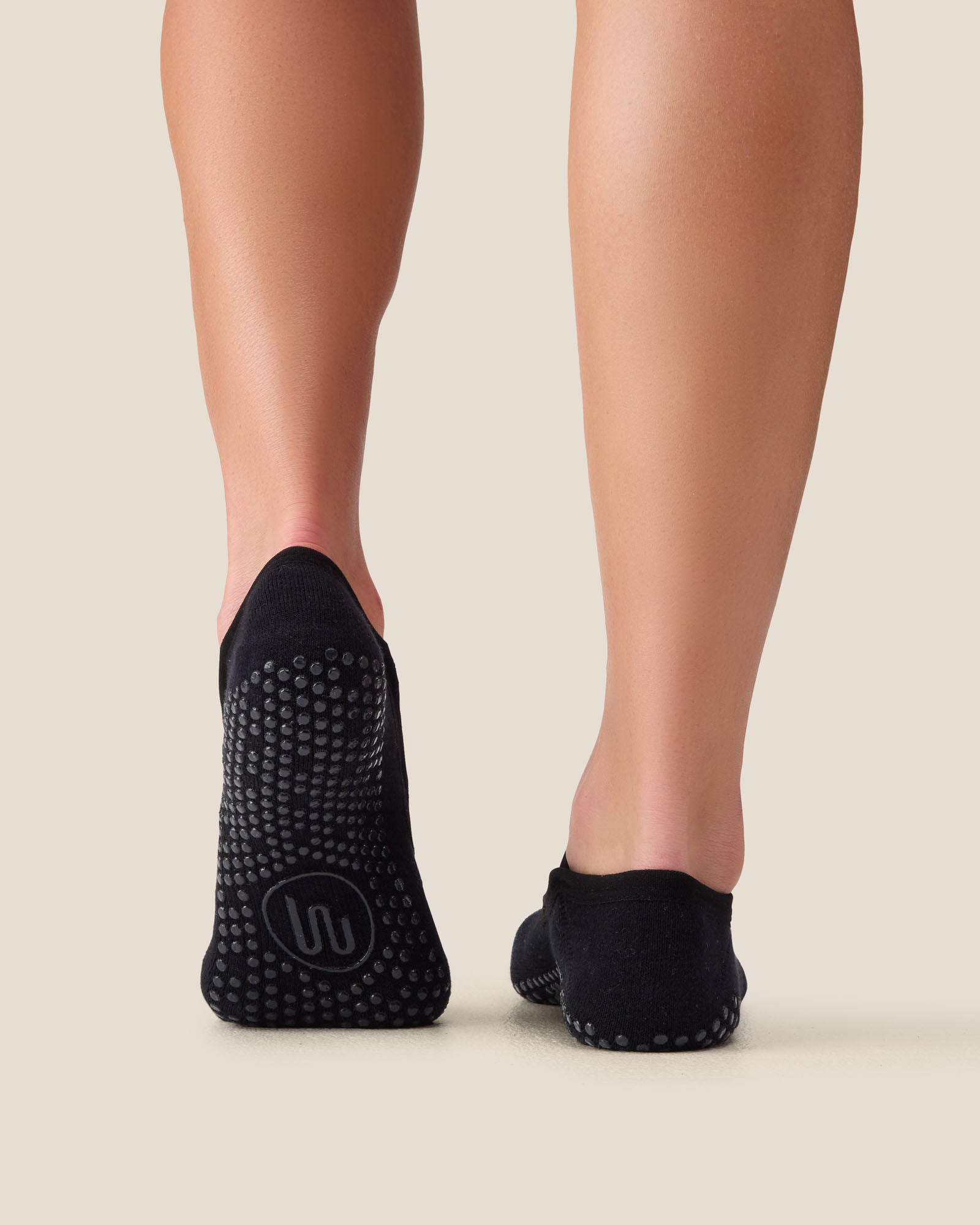 Ballet Grip Socks - Strappy Black