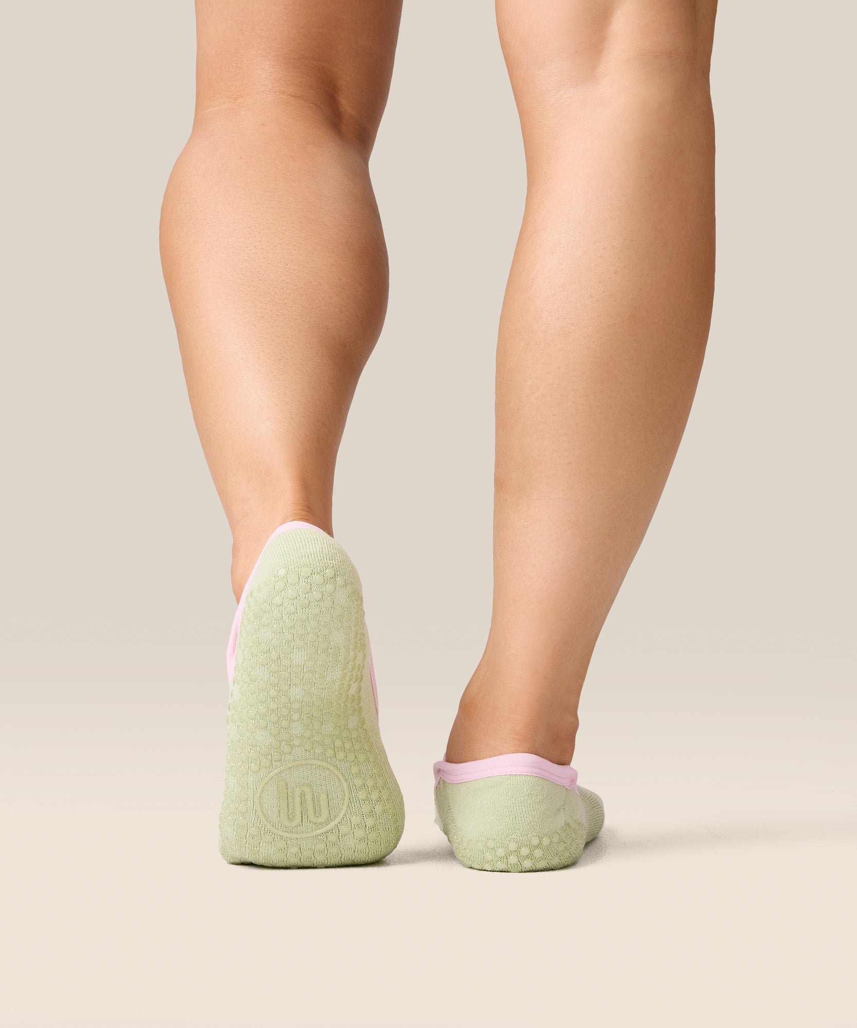 Ballet Grip Socks - Sage Petal