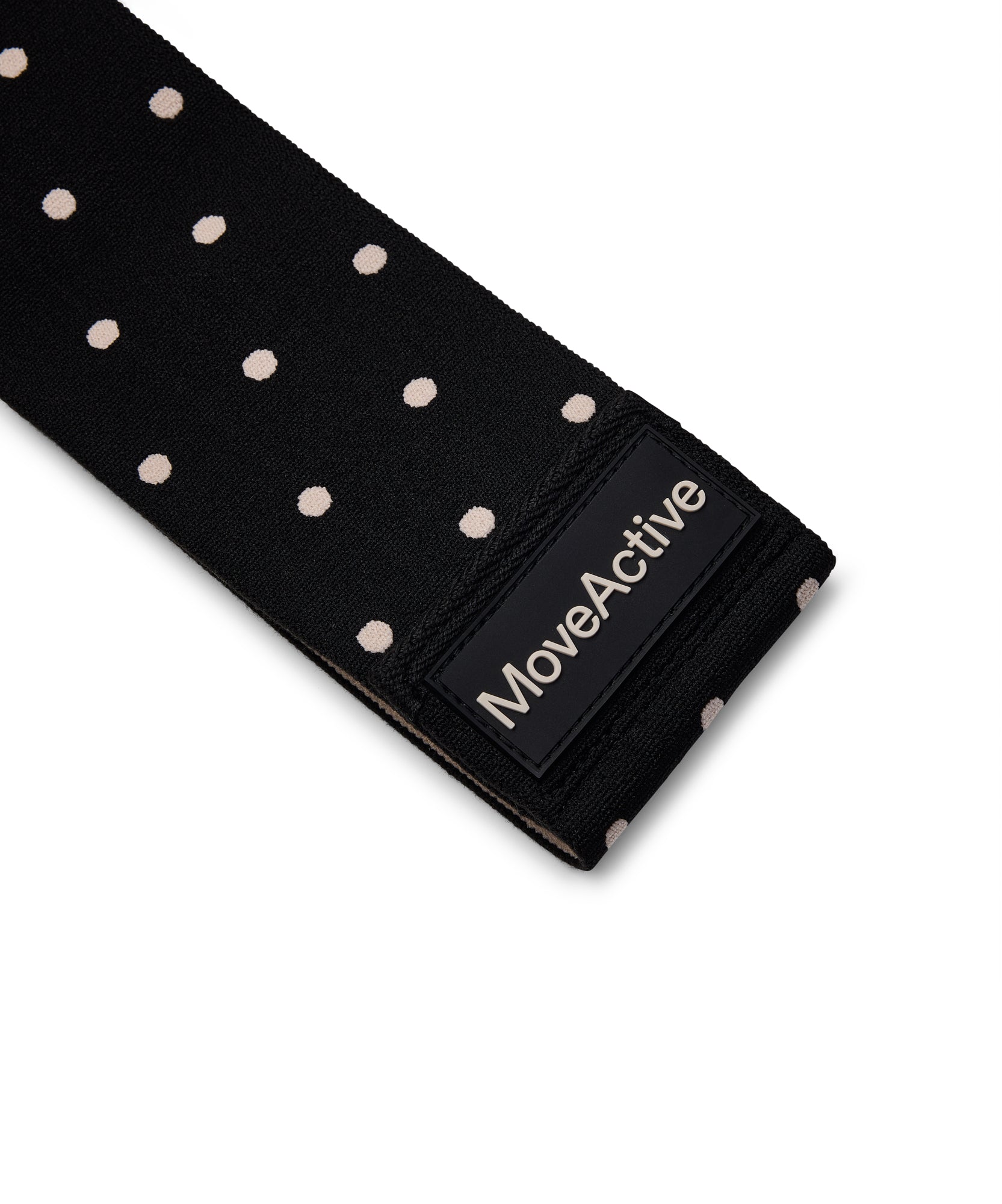 Medium Resistance Band - Black Polka Dots
