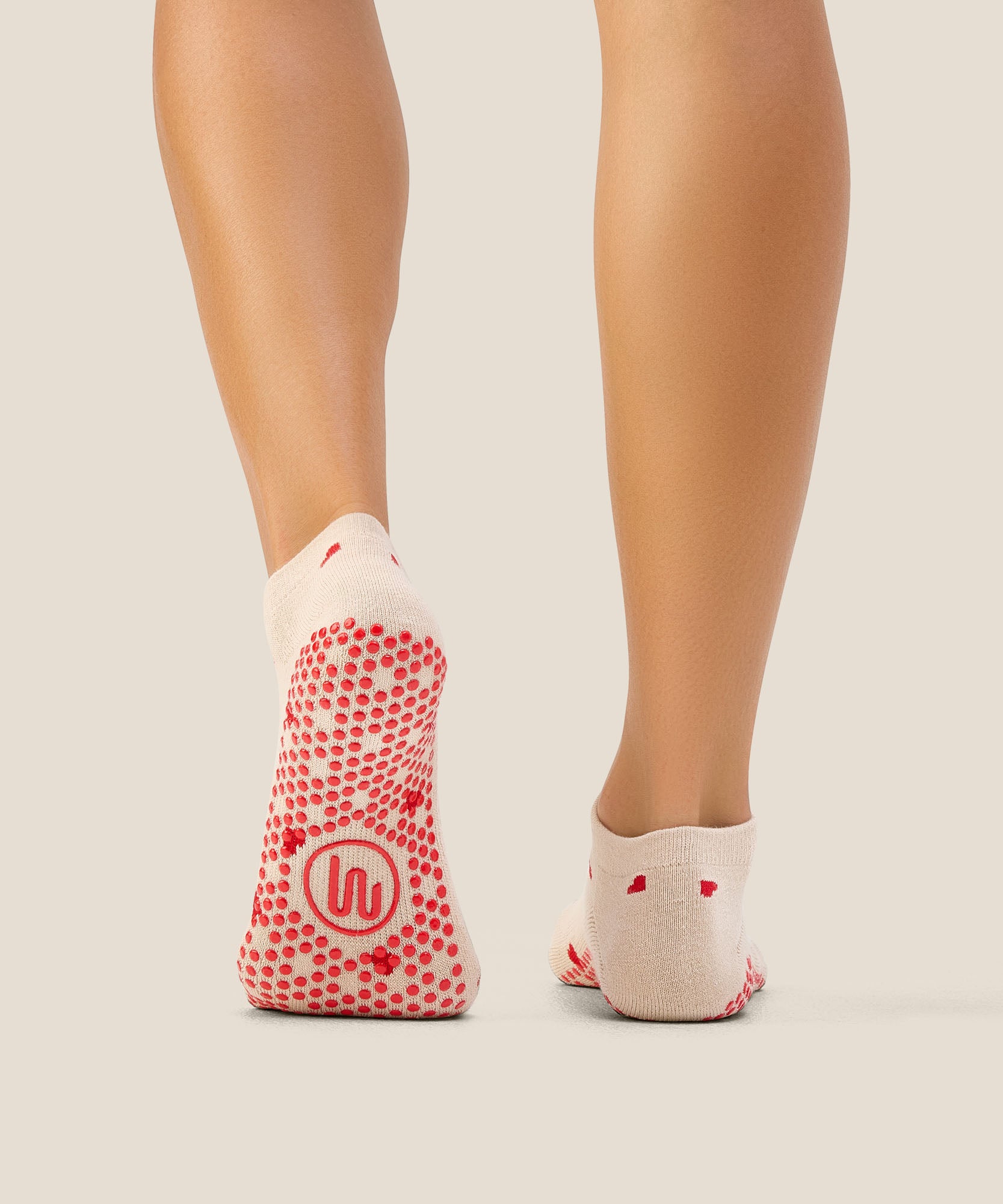 Low Rise Grip Socks - Love Me