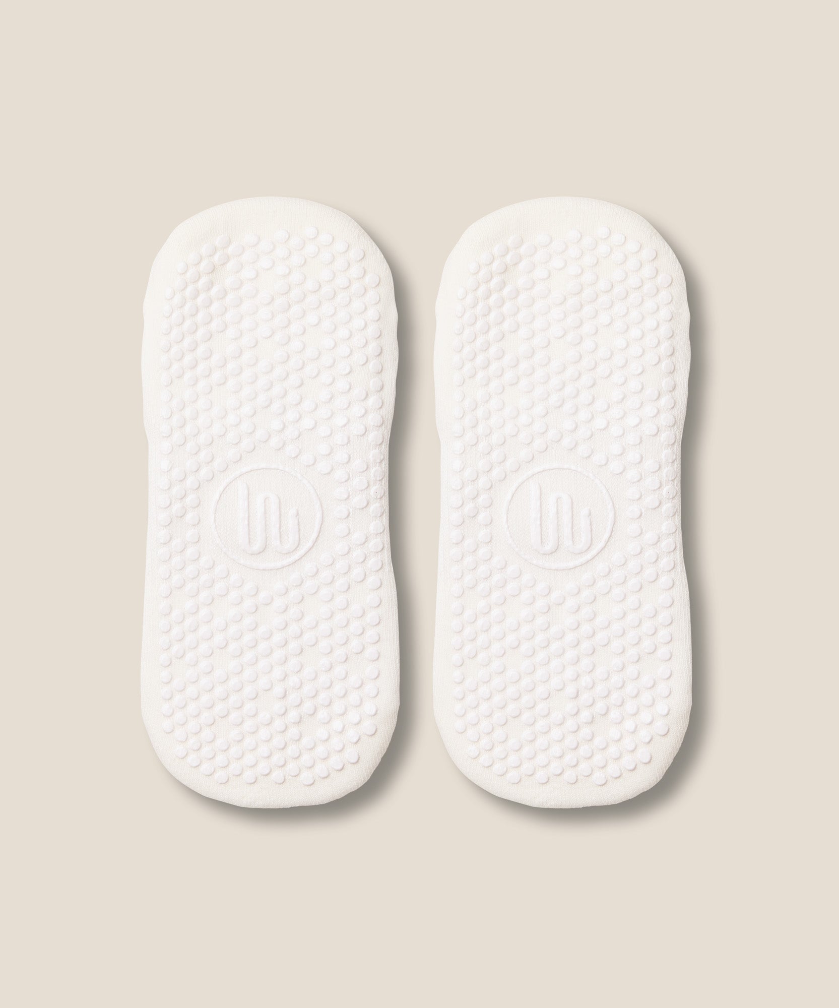 Low Rise Grip Socks - Ivory