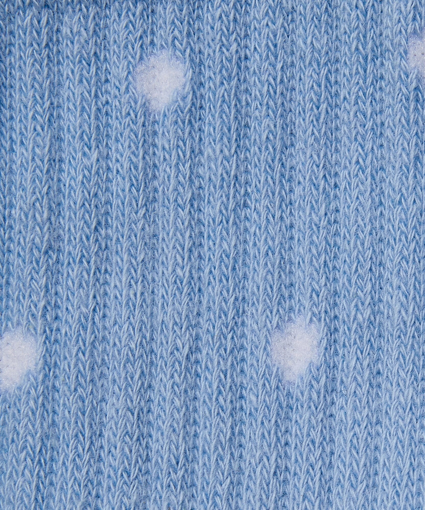 Crew Non Slip Grip Socks - Powder Blue Polka Dots