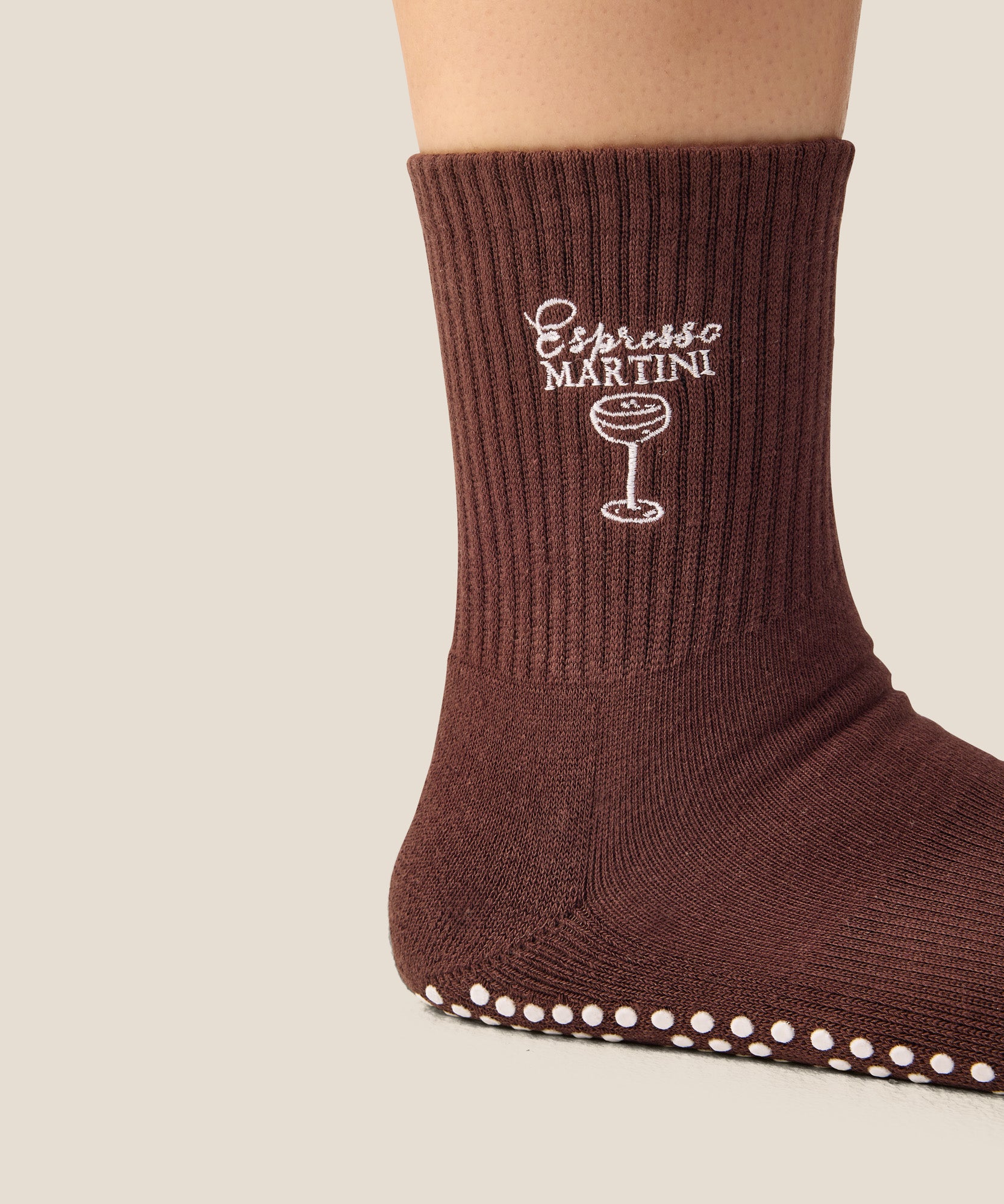 Crew Grip Socks - Espresso Martini