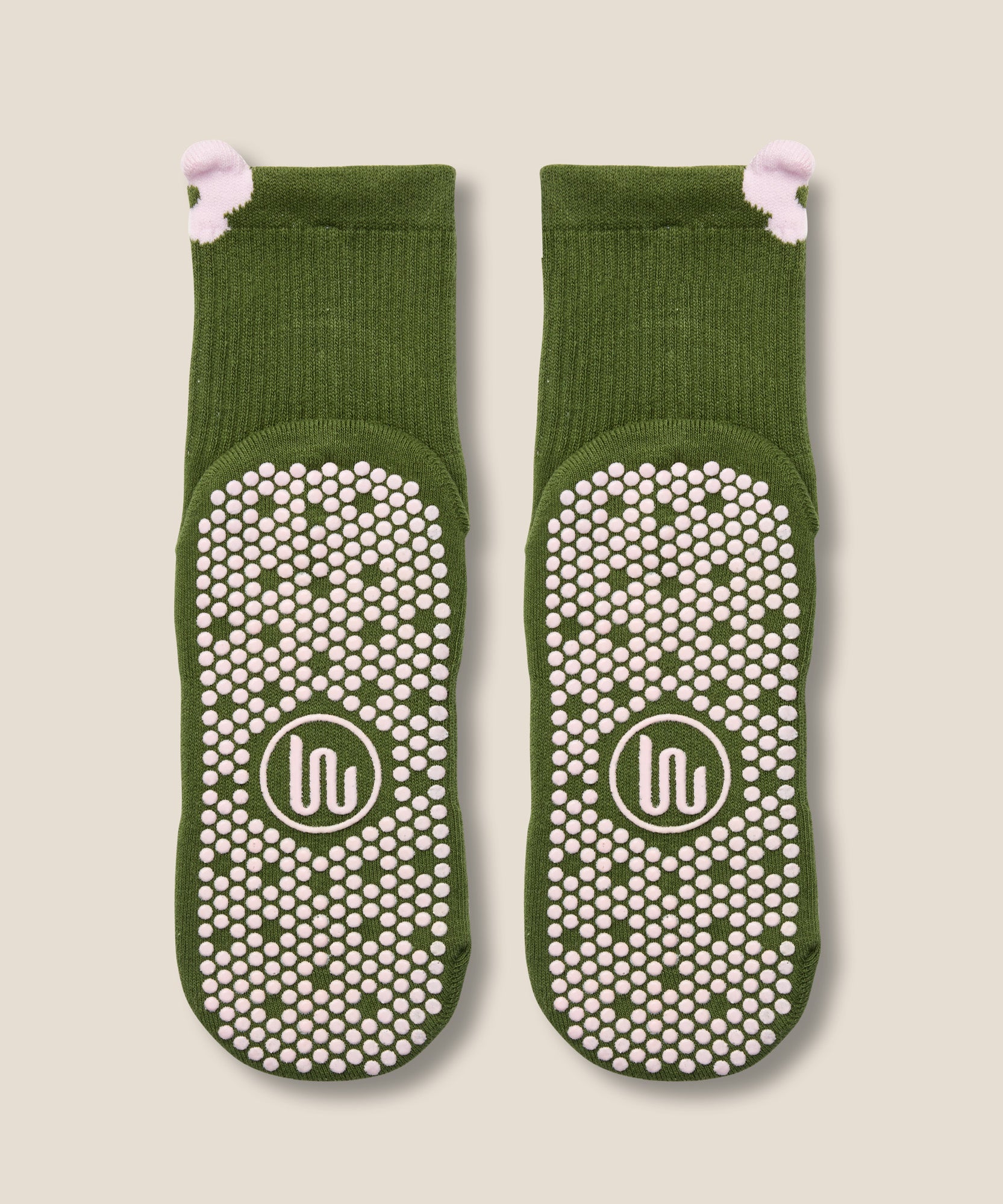Crew Grip Socks - Flower Patch Pine