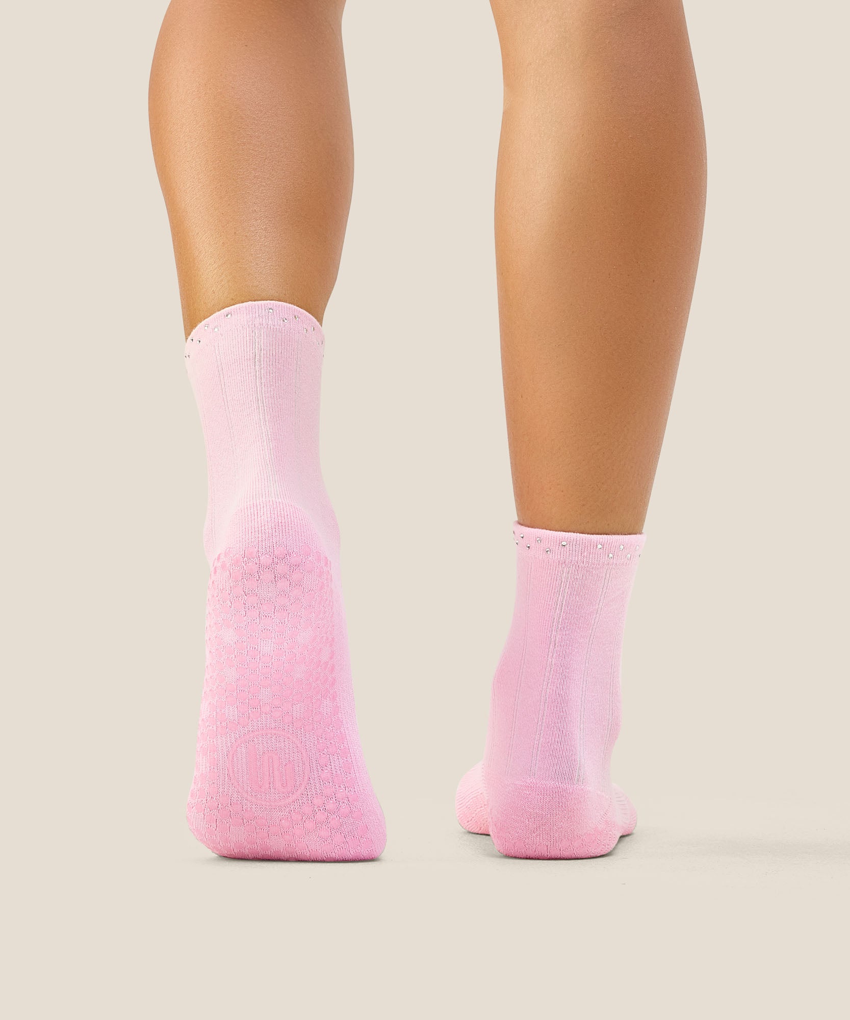 Crew Grip Socks - Gem Pink