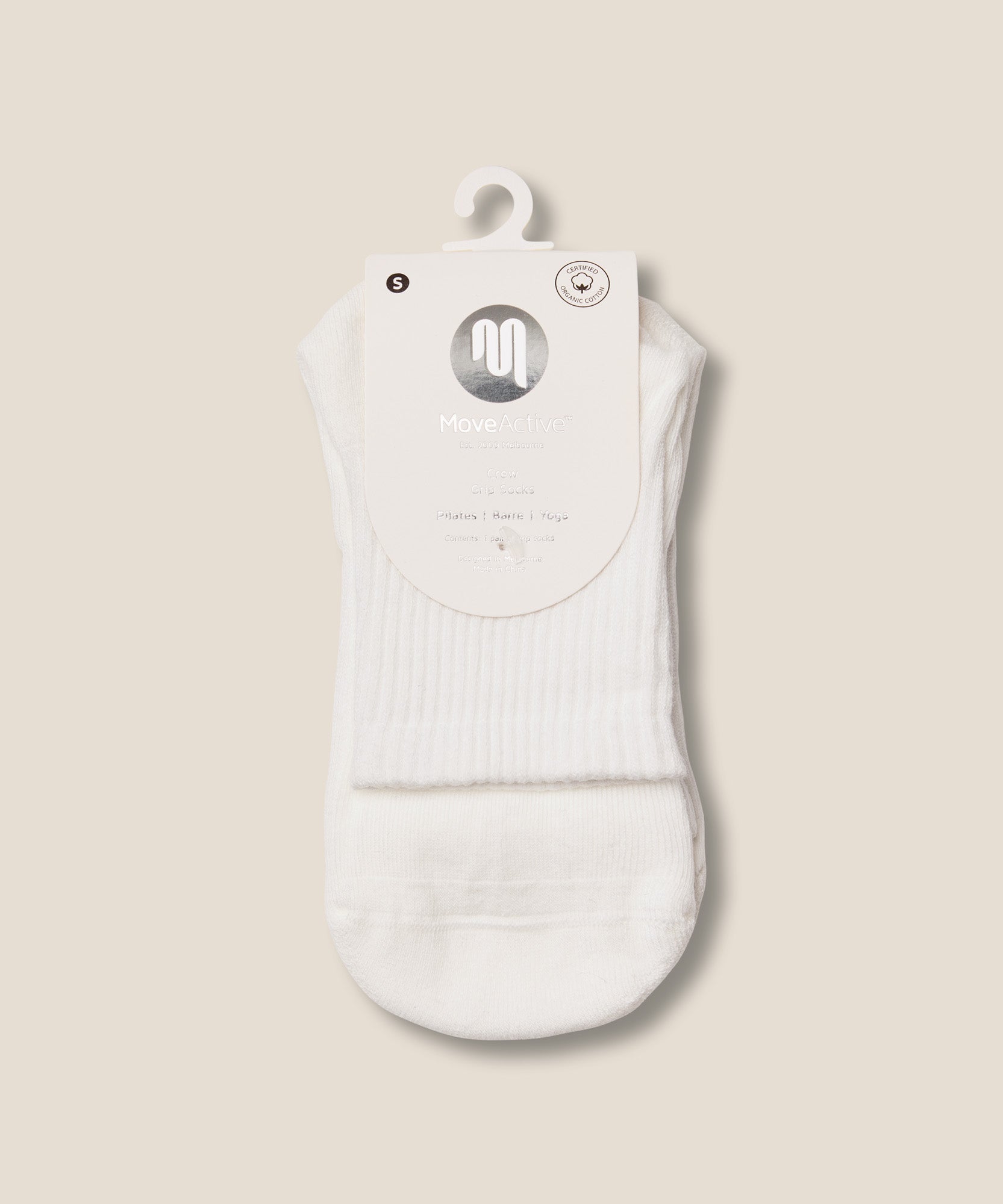 Crew Grip Socks - Ivory