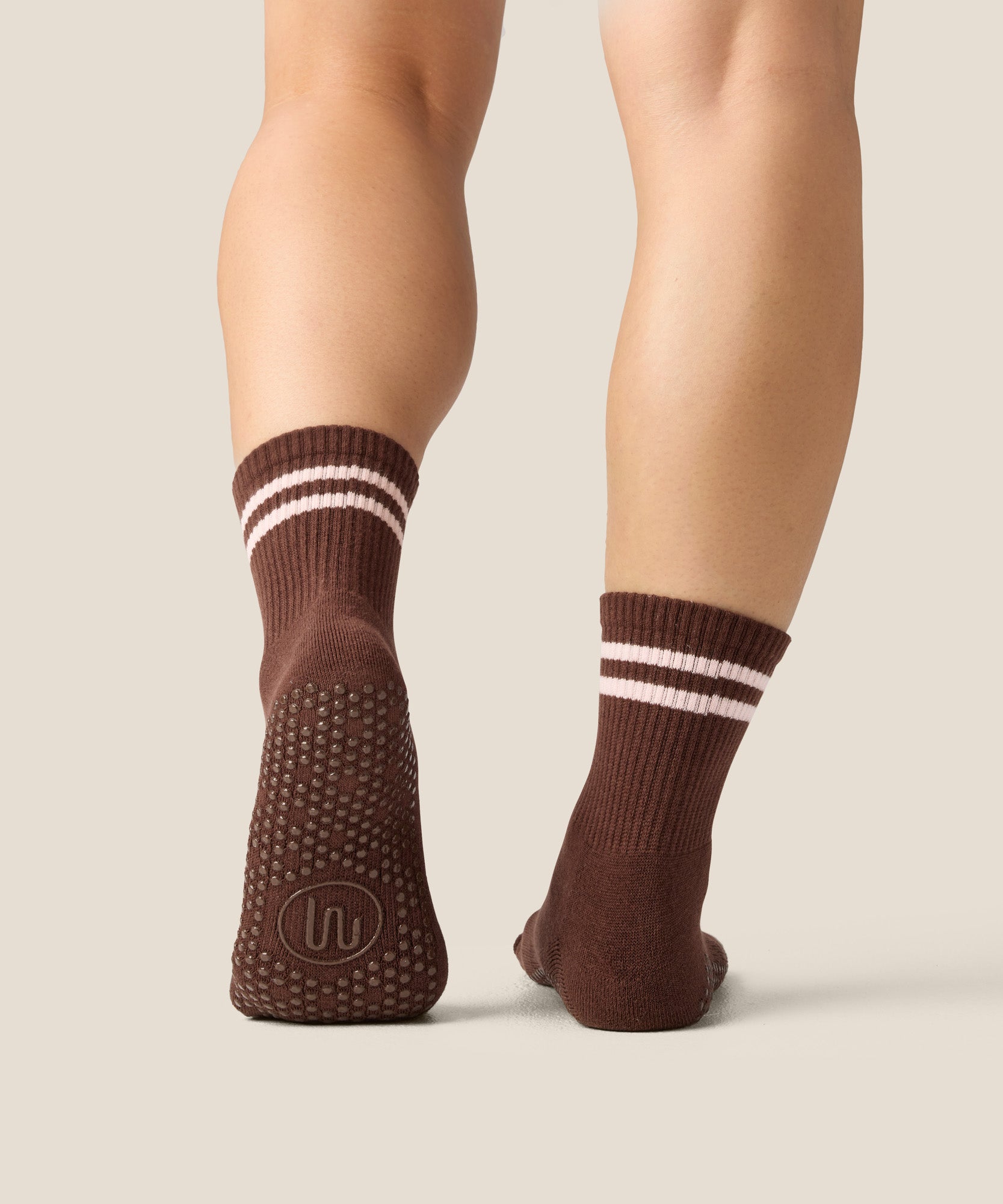 Crew Grip Socks - Sporty Stripe Espresso