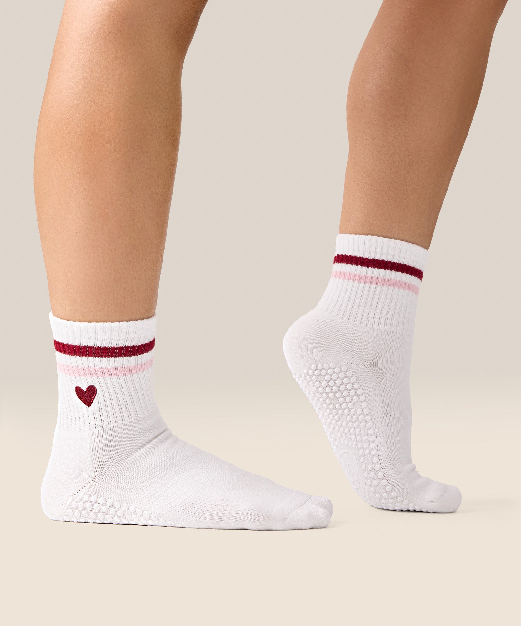 Crew Grip Socks - Sweet Stripe Love