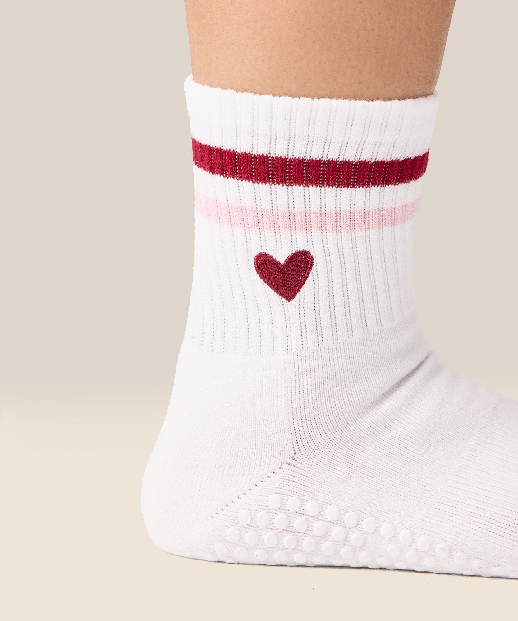 Crew Grip Socks - Sweet Stripe Love