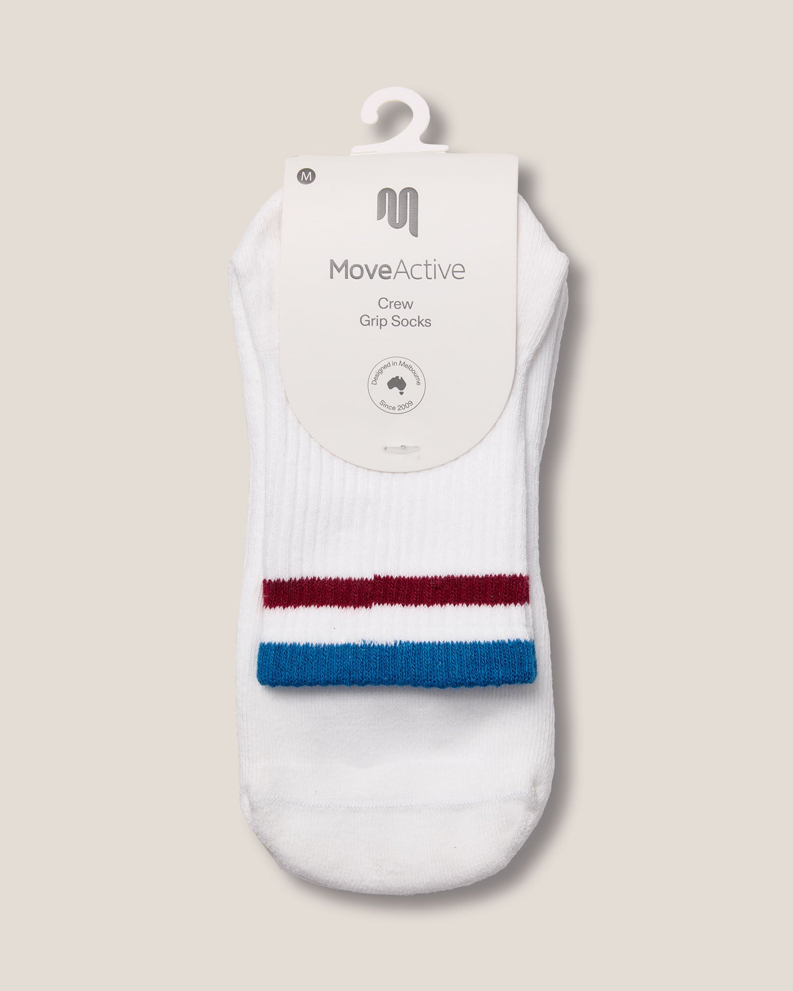 Crew Grip Socks - Track Ivory