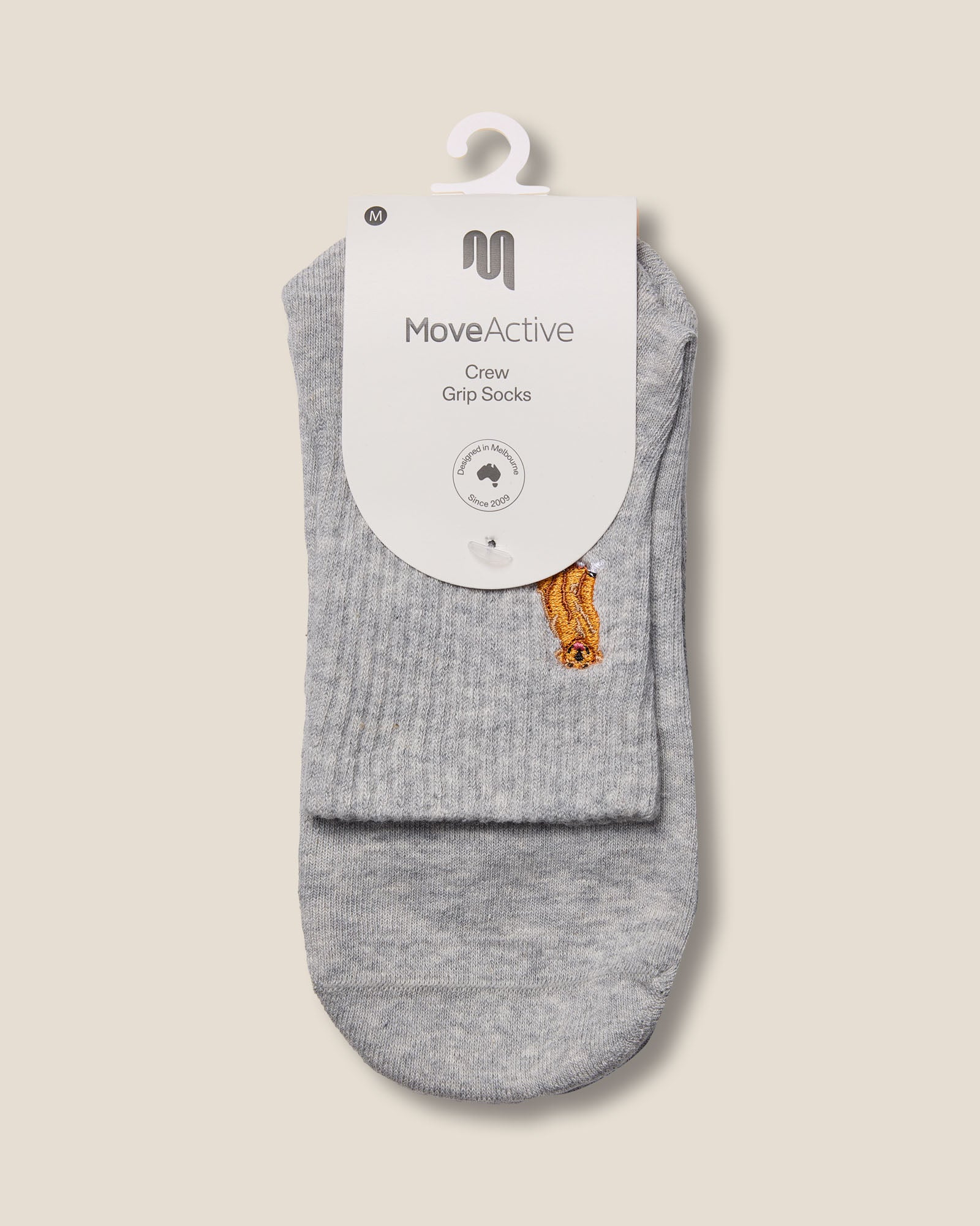 Crew Grip Socks - Golden Retriever Grey Marle