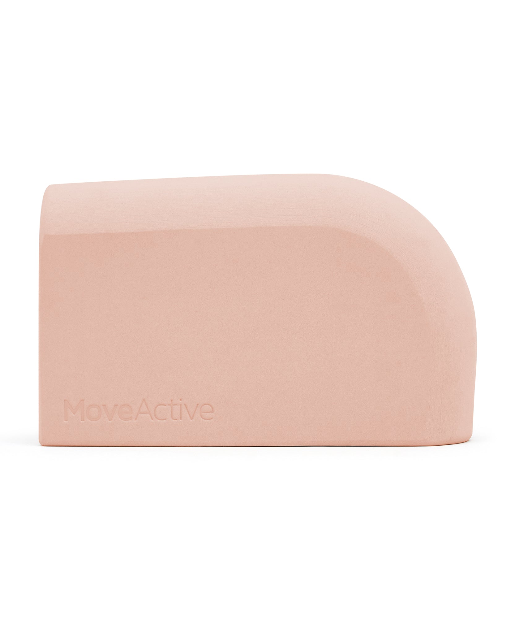 Curved Yoga Block - Soft Pink