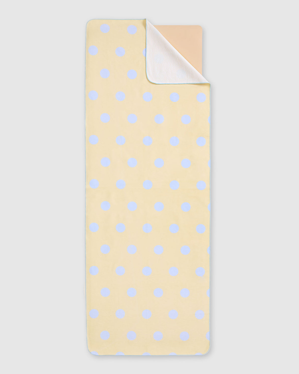 Mat Grip Towel - Polka Dot Butter + Blue