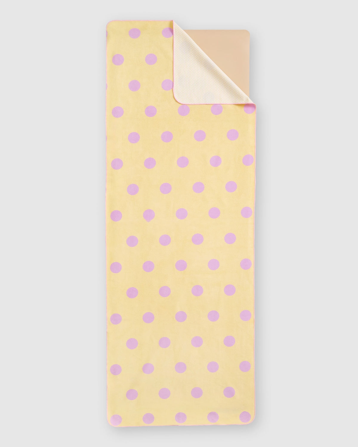 Mat Grip Towel - Polka Dot Butter + Pink