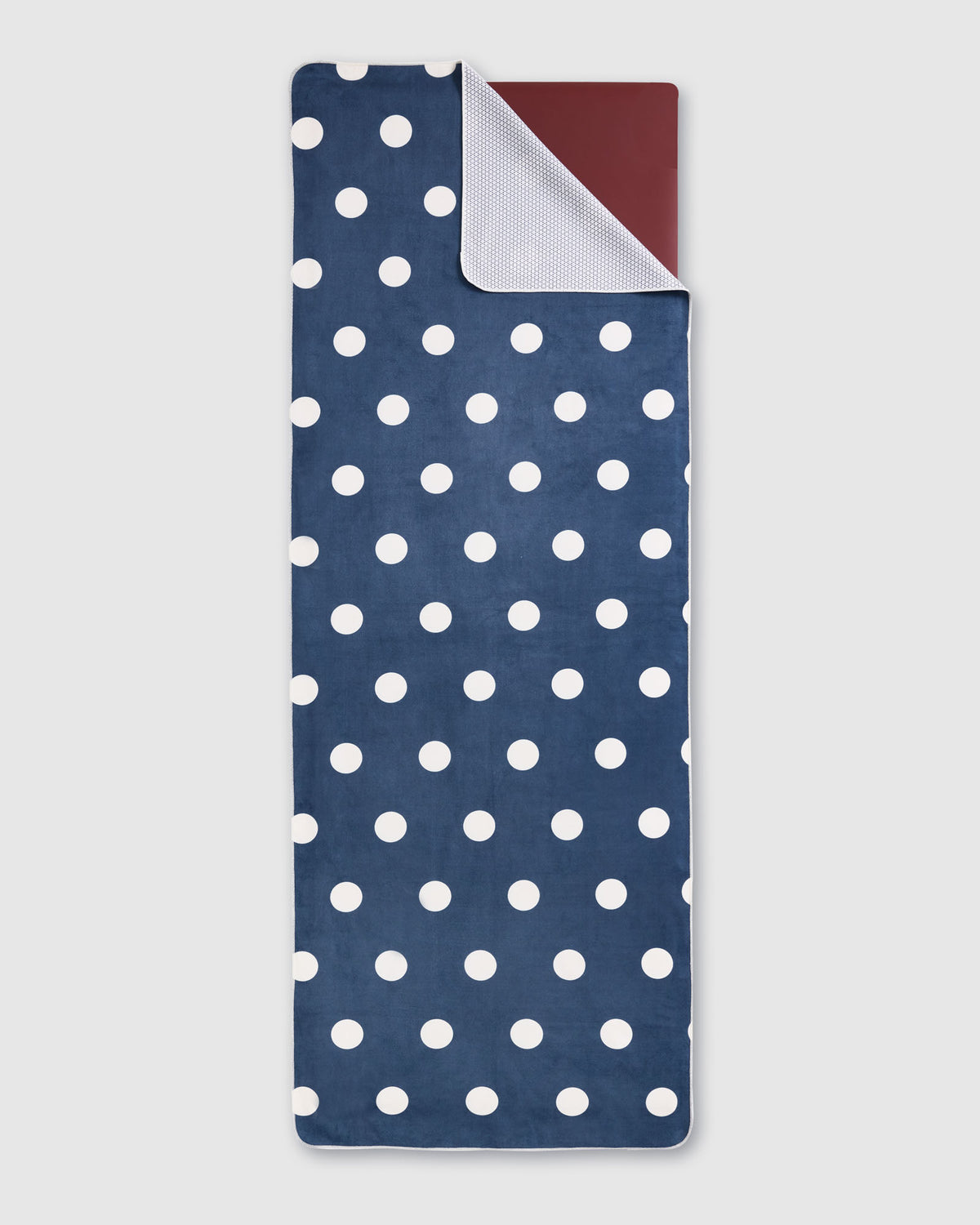 Mat Grip Towel - Polka Dot Navy