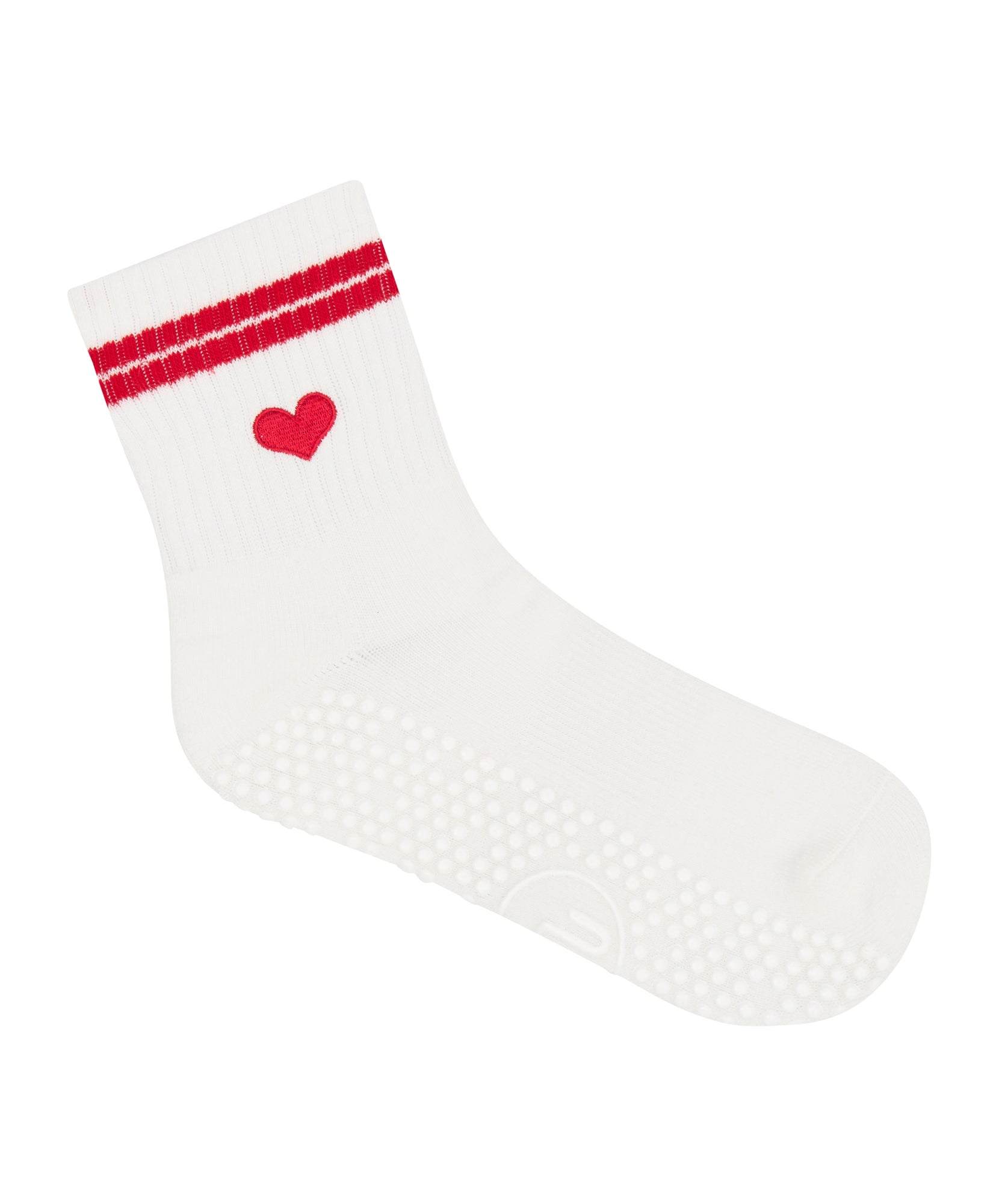 Crew Grip Socks - Love Struck Ivory