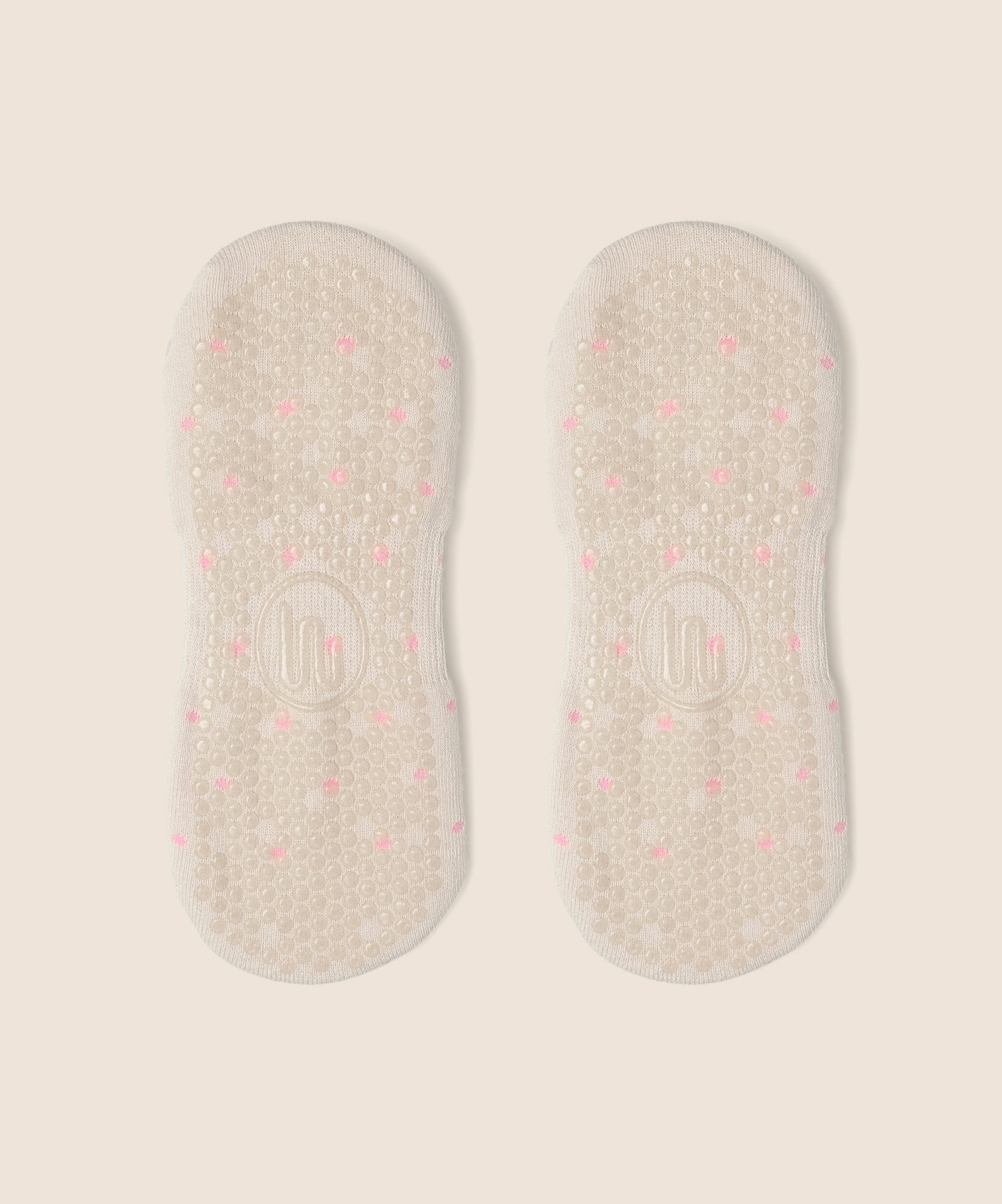 Classic Low Rise Grip Socks - Fondant Spots
