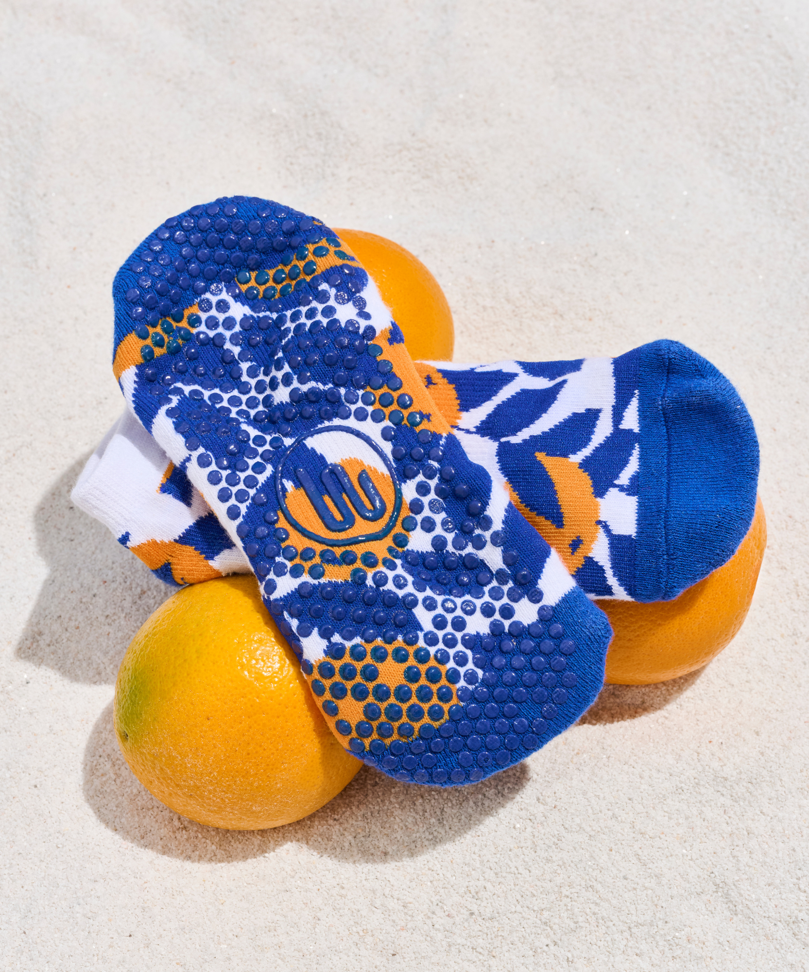 Classic Low Rise Grip Socks - Sicilian Citrus