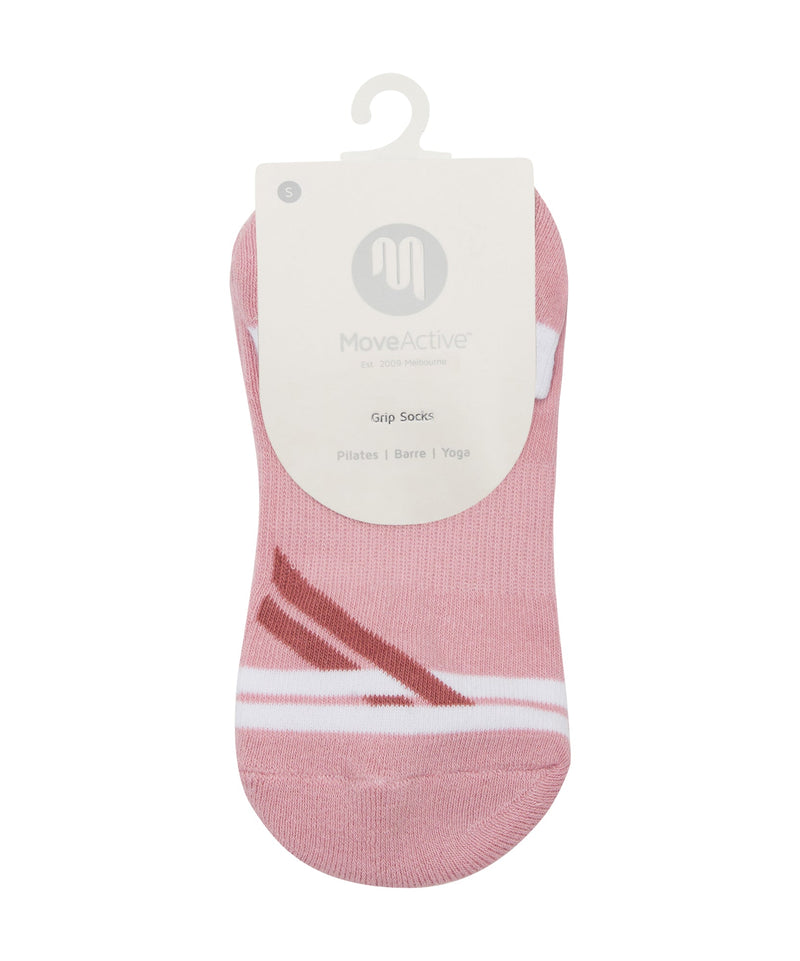  Stylish Low Rise Grip Socks with Preppy Volley Love Print for Yoga and Pilates