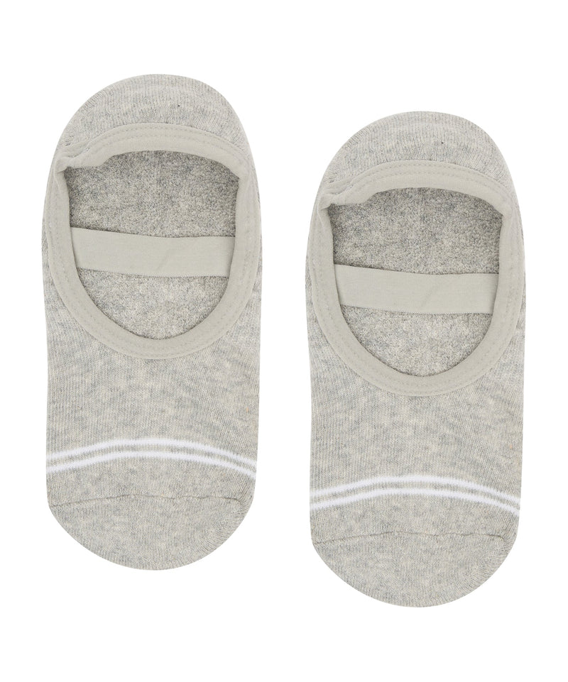 Non slip grip socks with stylish pinstripe pattern