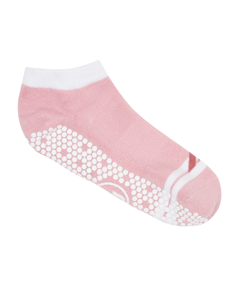  Colorful Low Rise Grip Socks with Preppy Volley Love Pattern for Fitness Enthusiasts 