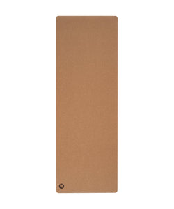 Luxe Eco Yoga Mat - Cork with natural cork surface and non-slip backing for superior grip and stability during practice