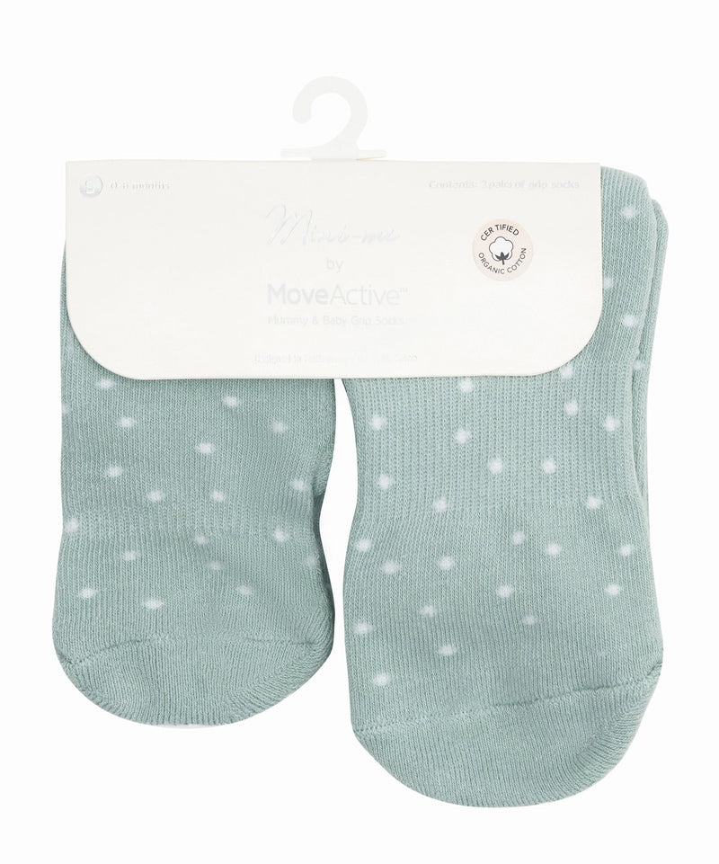  Mini-Me Grip 'Mums & Bubs' Set - Speckle sustainable silicone teether and cup set in speckled pattern, ideal for teething relief and introducing sippy cup drinking
