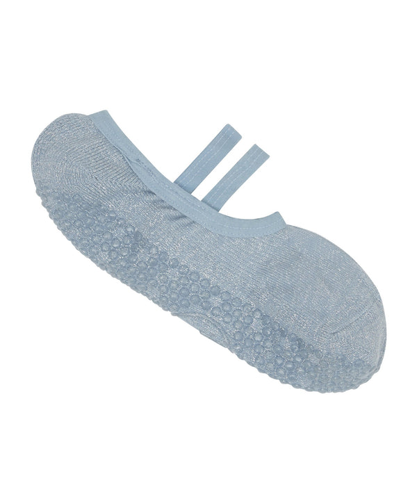 Slide On Non Slip Grip Socks - Glitter Cream – MoveActive Int