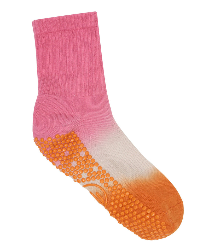  Stylish and Functional Non Slip Crew Socks in Tropical Ombré Design 