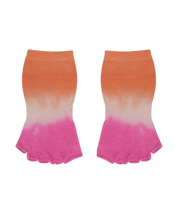 MIERSPORT Non-Slip Five Colorful Toe Yoga Socks for Women