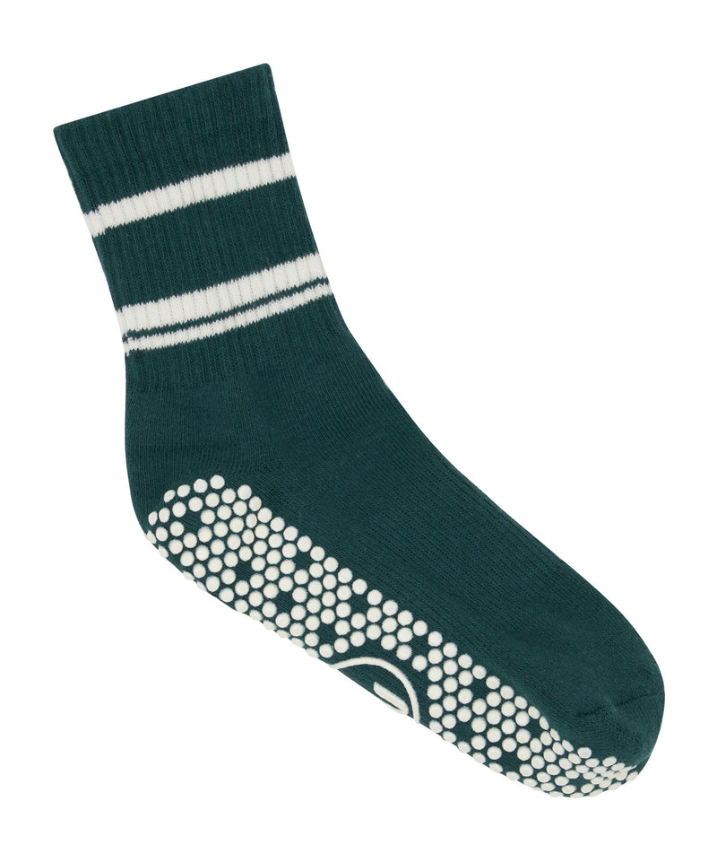 Comfortable Crew Socks with Non-Slip Grip for Stability and Style