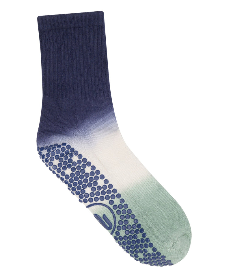 High Quality Crew Non Slip Grip Socks in Orbit Ombré pattern