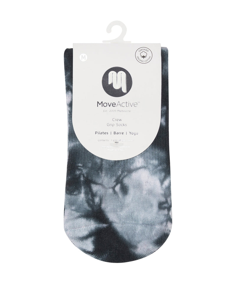 Milky Way Tie-Dye Crew Non Slip Grip Socks, a fashionable and functional choice for anyone seeking secure footing