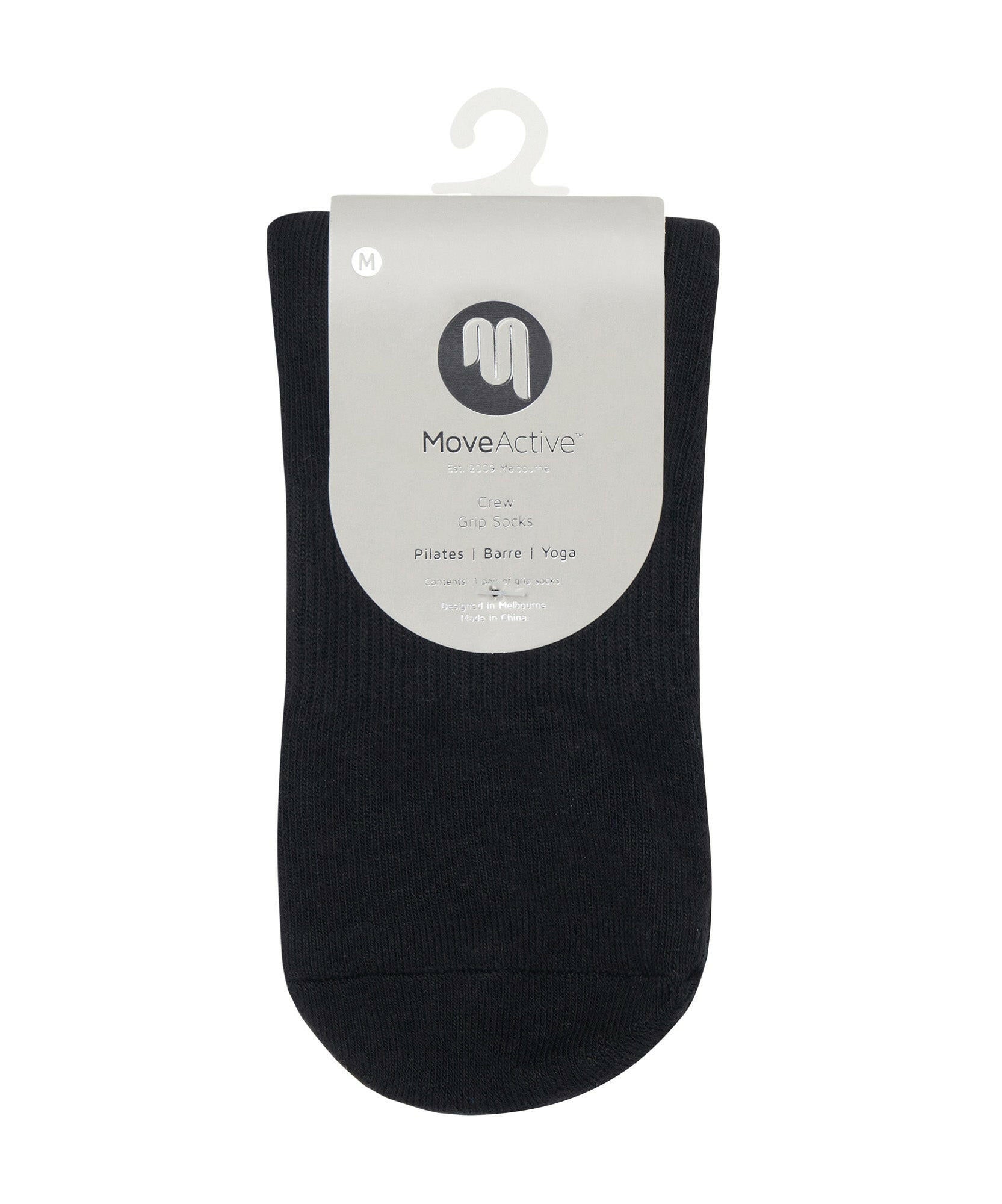 Men's crew non slip grip socks designed for ultimate performance and style