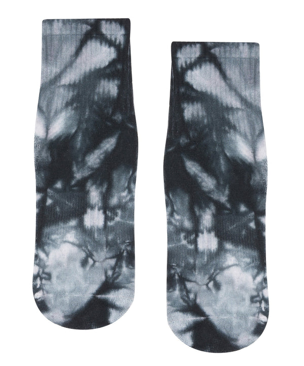 Crew Non Slip Grip Socks in Milky Way Tie-Dye, a colorful and stylish option for secure footing during workouts or leisure activities