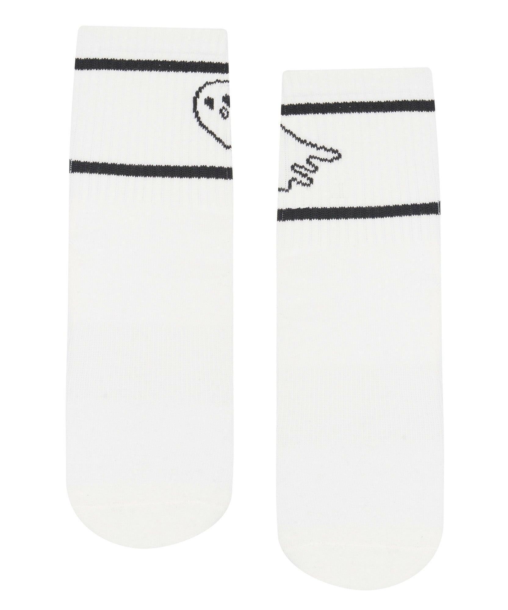 Crew Non Slip Grip Socks - Ghost White designed for maximum comfort and stability during workouts