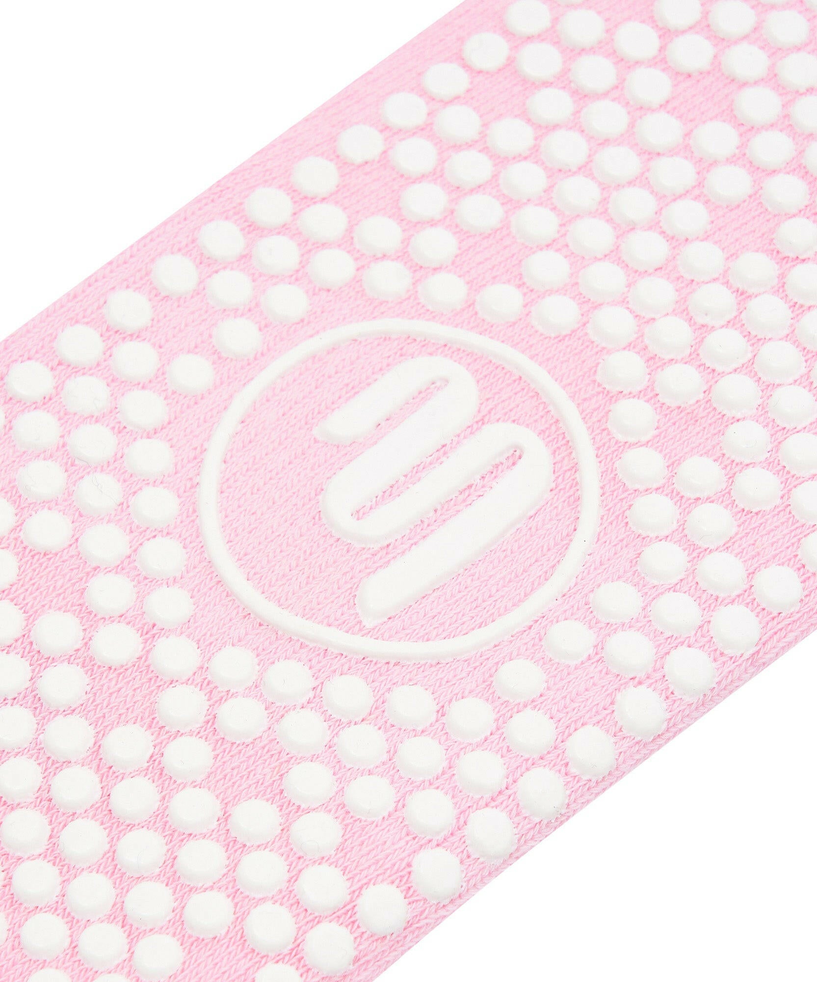 Get a secure and comfortable fit with Crew Non Slip Grip Socks in Ribbed Sporty Pink