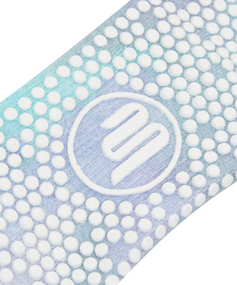Crew Non Slip Grip Socks in Cosmic Bliss for secure and stylish yoga practice