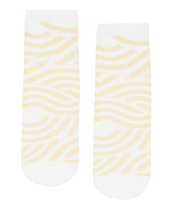 Non Slip Grip Socks in Seashell Swirl design for extra traction