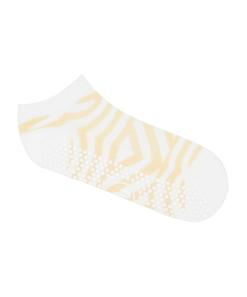 Classic low rise socks with non-slip grip in Seashell Swirl