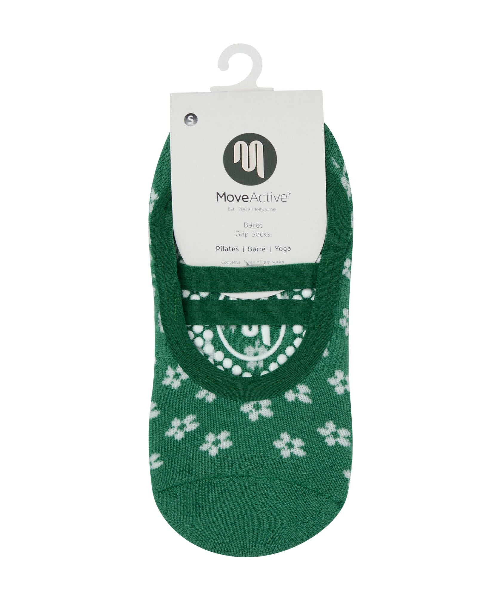 Ballet Non Slip Grip Socks featuring Floral Blossom Design for Added Charm